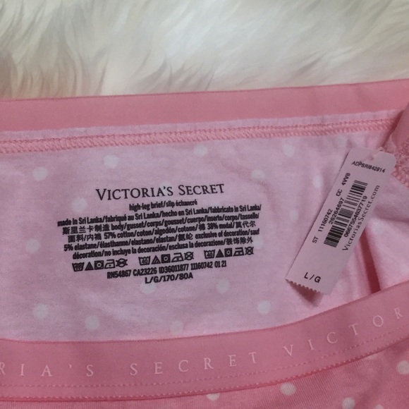 VS High-Leg Brief Stretch Cotton NWT L - Picture 12 of 12
